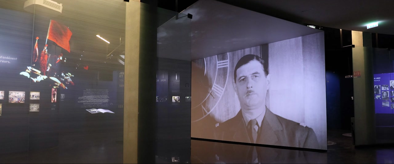 Historial Charles de Gaulle — image extraite du film