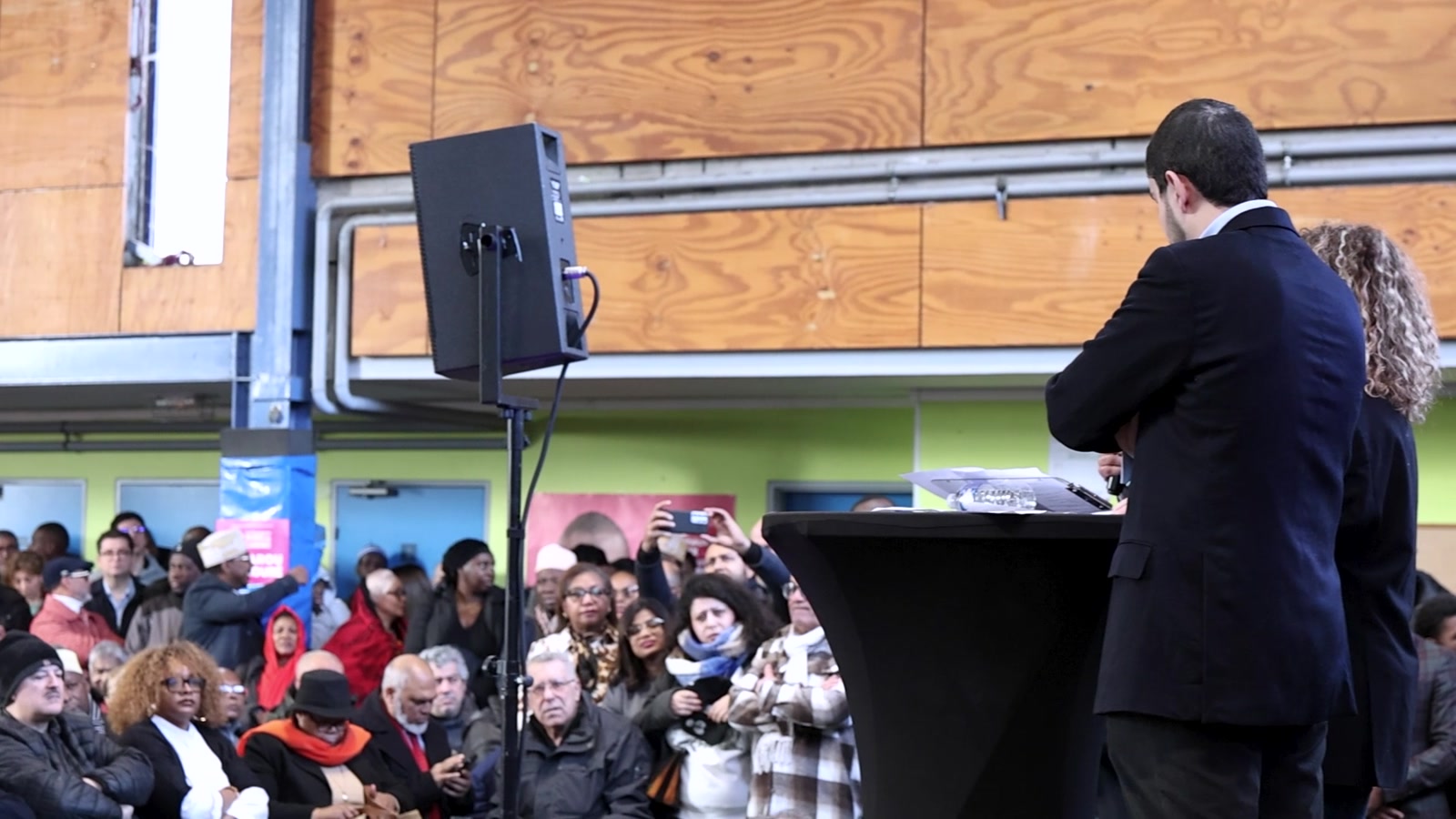 Meeting de La Courneuve — image extraite du film