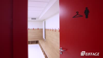 Eiffage — vues du gymnase et de l’école