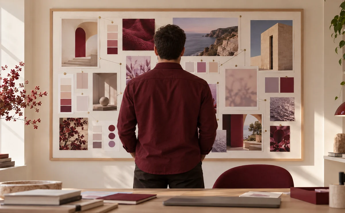Illustration d’un homme de dos devant un tableau de communication
