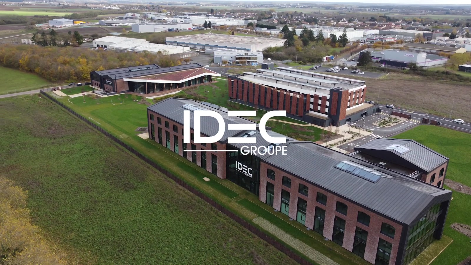 Groupe IDEC — nouveau siège — image extraite du film