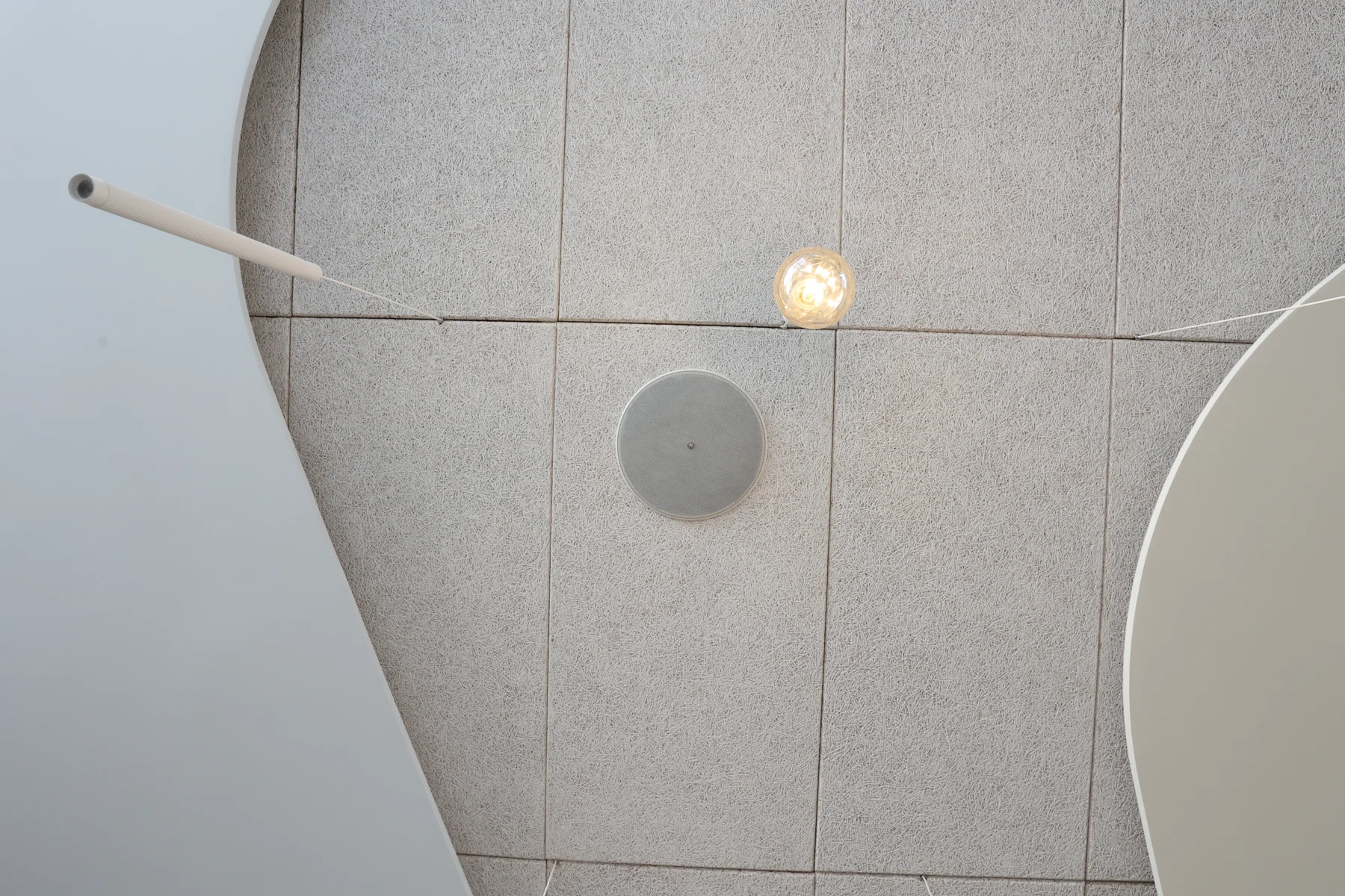 Diffusion sonore intégrée au plafond